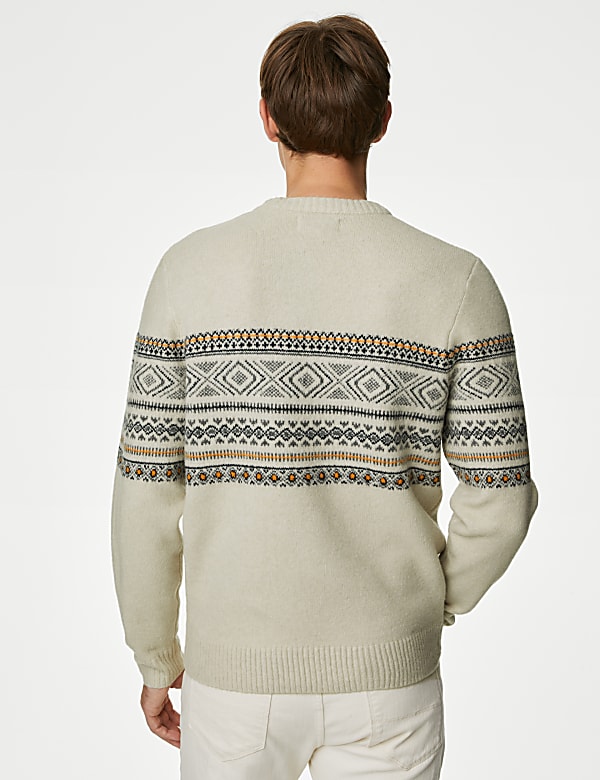 Fair Isle Crew Neck Jumper
