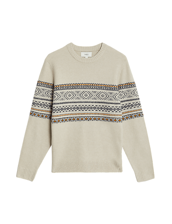 Fair Isle Crew Neck Jumper