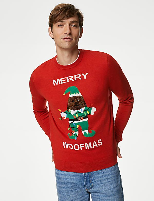 Buy Dog Christmas Jumper at Marks Spencer