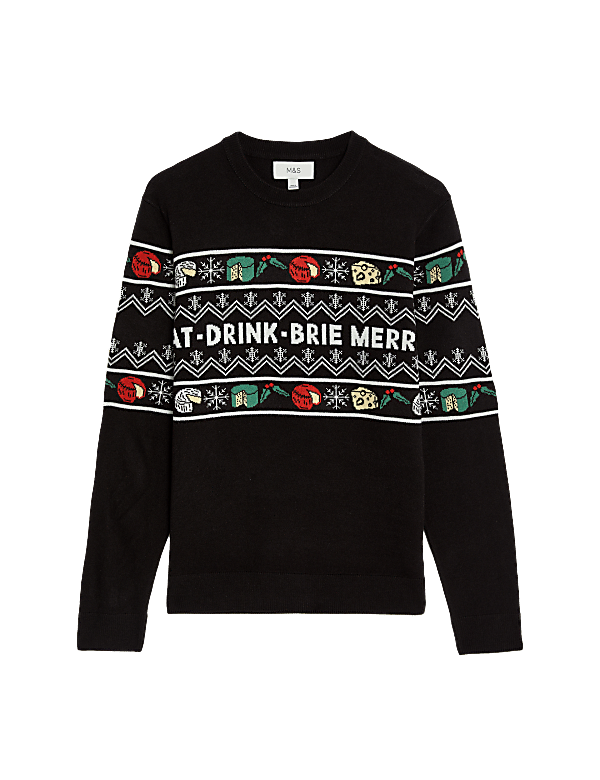 Fair Isle Cheese Christmas Jumper