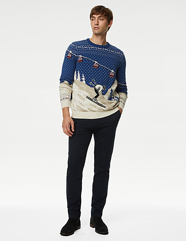 Pure Cotton Ski Christmas Jumper