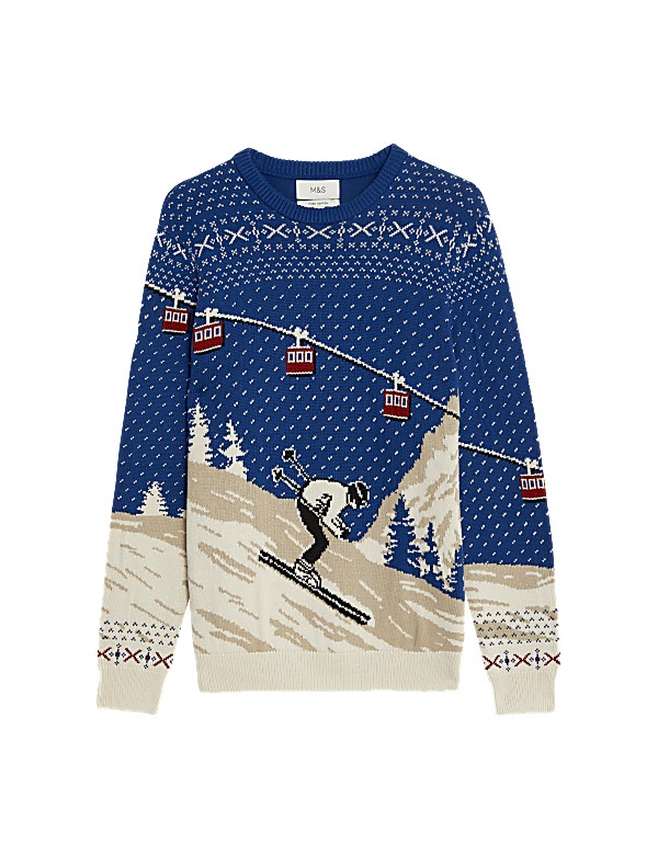 Ski christmas sweater store