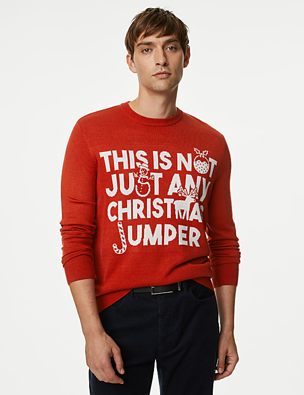 Marks and spencer mens christmas jumpers top