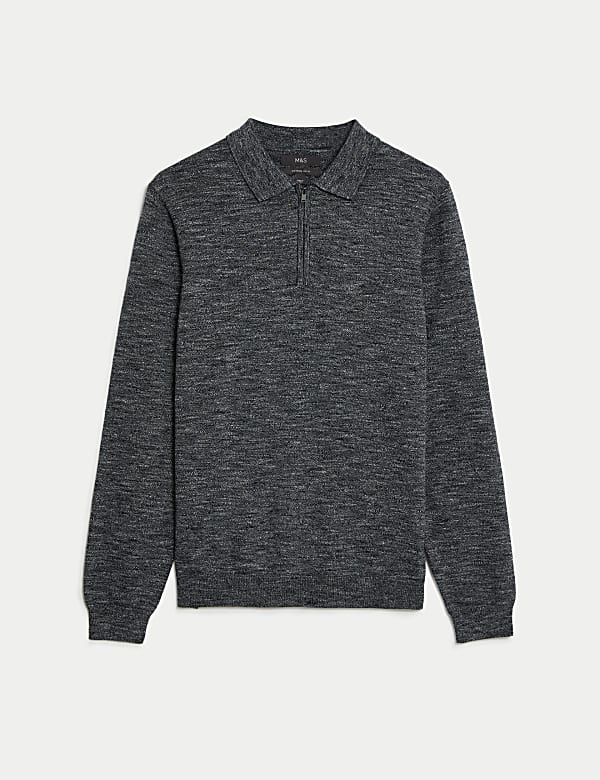 Kemeja Polo Rajut Bahan Katun Beristleting - ID