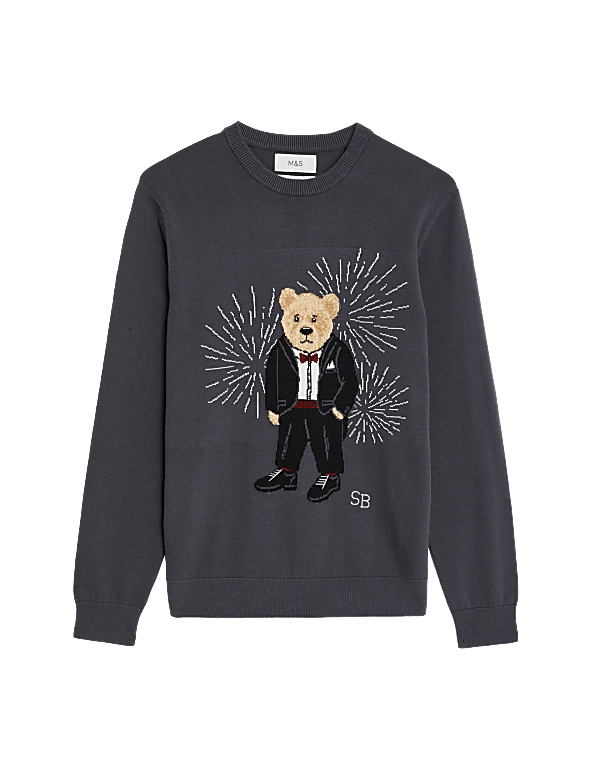 Pure Cotton Spencer Bear™ Christmas Jumper