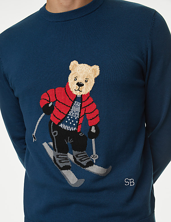 Mens teddy bear jumper clearance