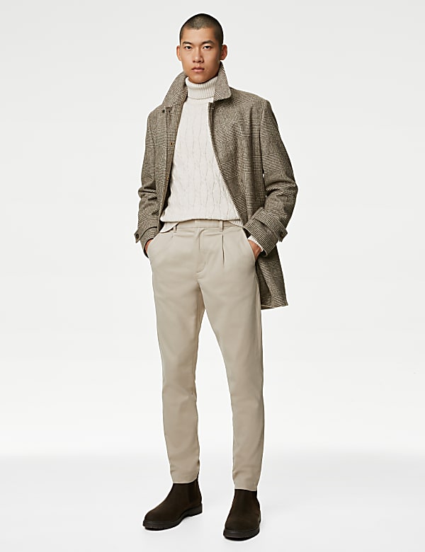 Cable High Neck Jumper