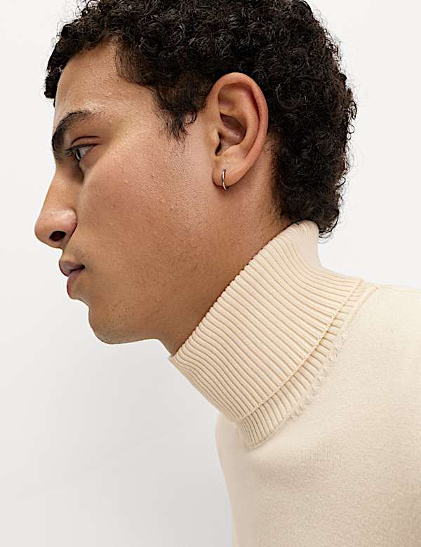 Cotton Rich Roll Neck Jumper