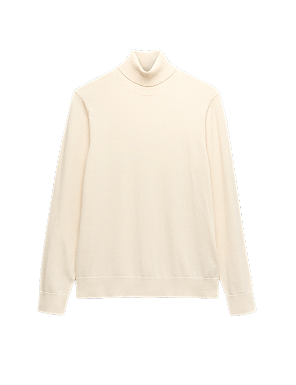 Cotton Rich Roll Neck Jumper