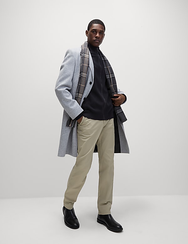 Veste en maille Milano de coton &agrave; col chemin&eacute;e - CH