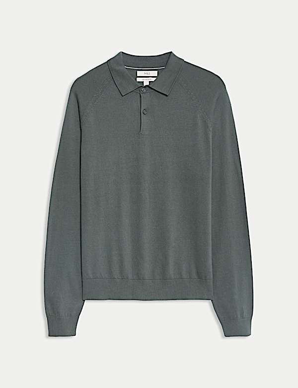 Cotton Rich Knitted Polo Shirt