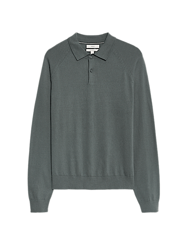 Cotton Rich Knitted Polo Shirt