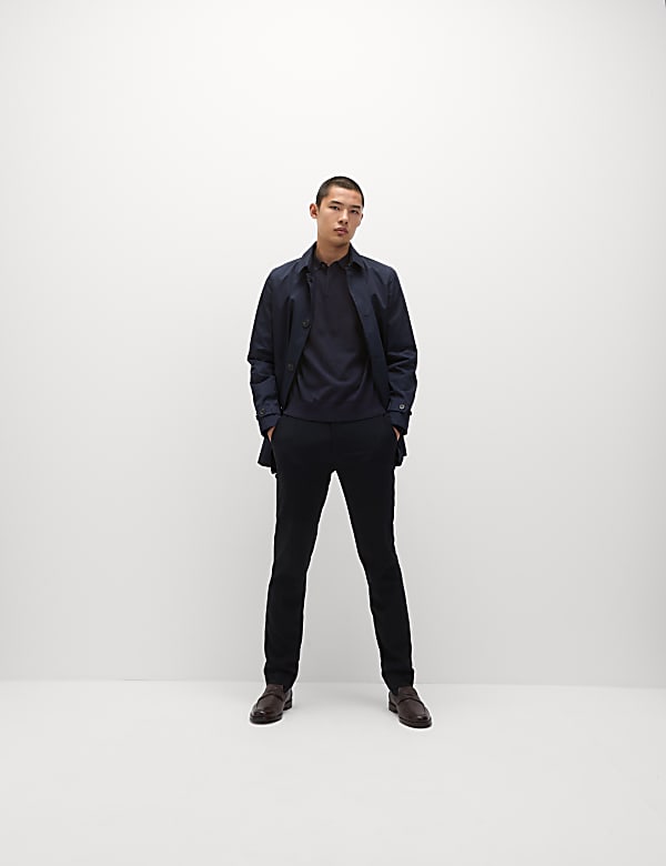 Cotton Rich Knitted Polo Shirt