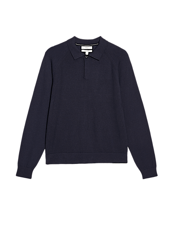 Cotton Rich Knitted Polo Shirt