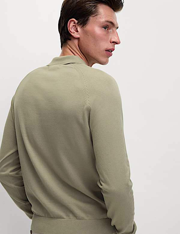 Cotton Rich Knitted Polo Shirt
