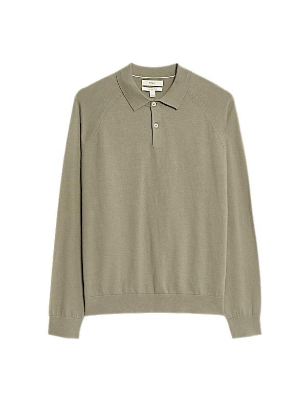 Cotton Rich Knitted Polo Shirt