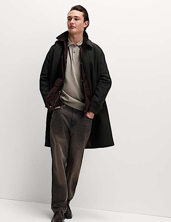 Cotton Rich Knitted Polo Shirt - US