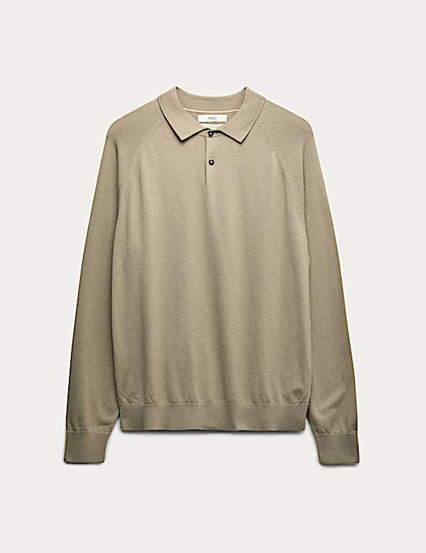 Cotton Rich Knitted Polo Shirt - US