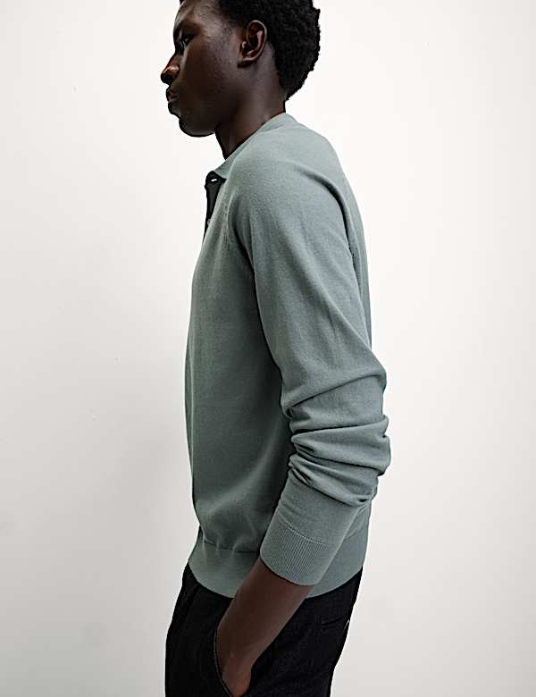Cotton Rich Knitted Polo Shirt