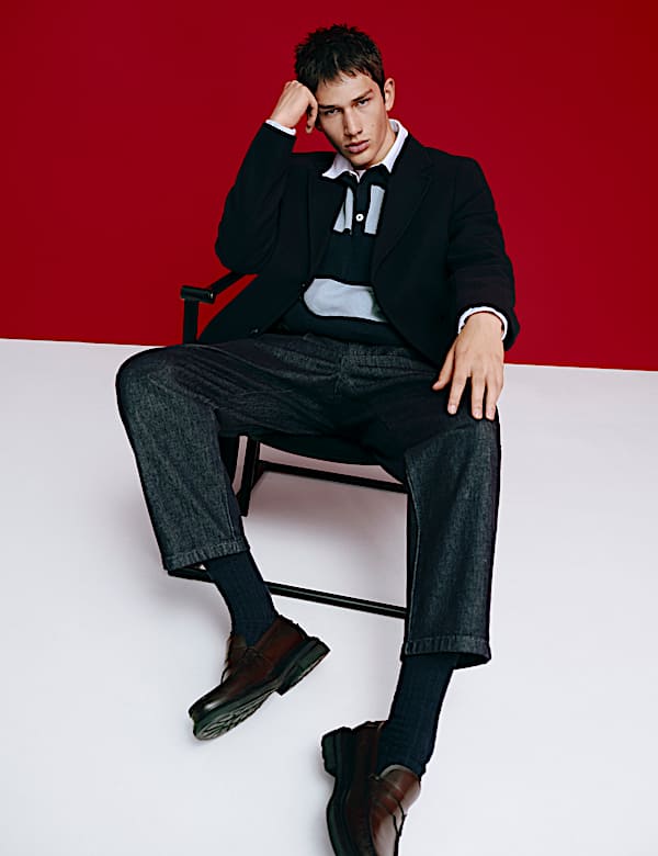 Cotton Blend Striped Rugby Shirt - AU