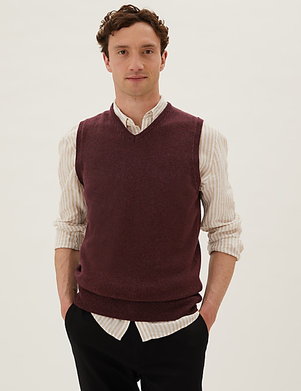 Marks and spencer mens sleeveless pullovers top