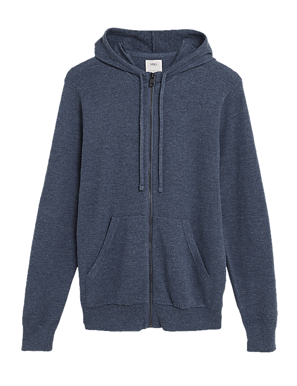Pure Cotton Knitted Hoodie