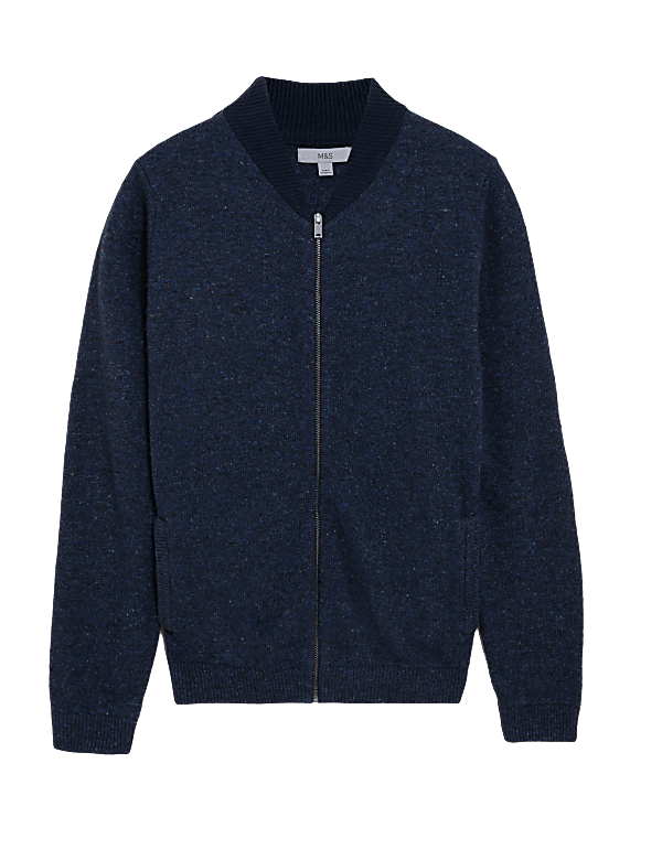 Lambswool Bomber Jacket