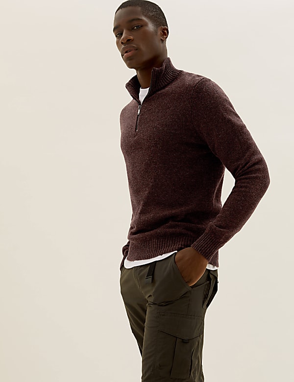 Lambswool Half-Zip