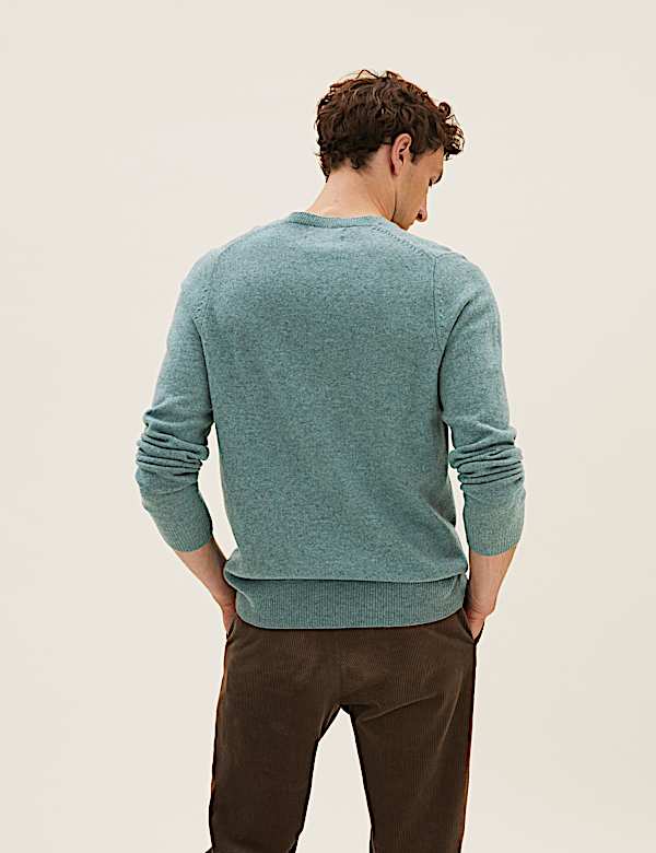Pure Extra Fine Lambswool V-Neck Jumper