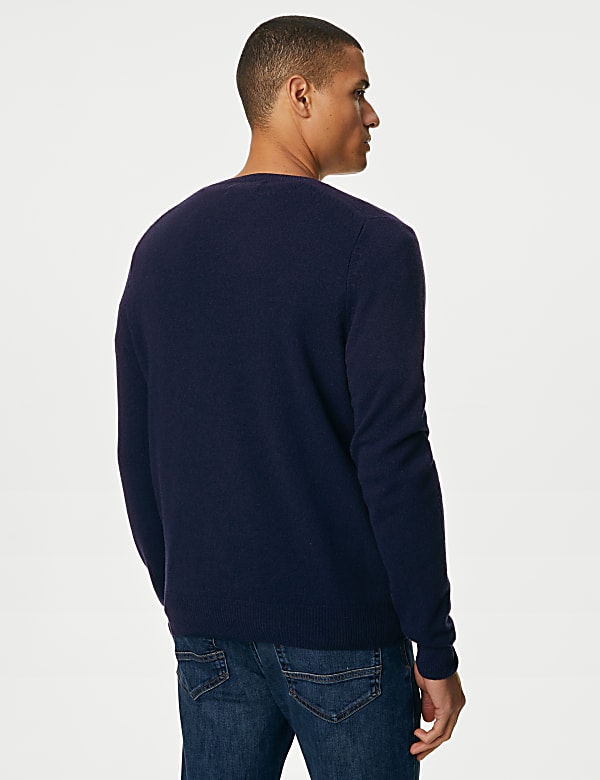 Pure Extra Fine Lambswool V-Neck Jumper