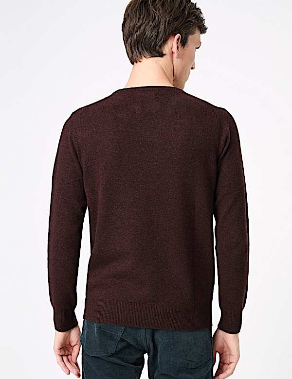 Pure Extra Fine Lambswool V-Neck Jumper