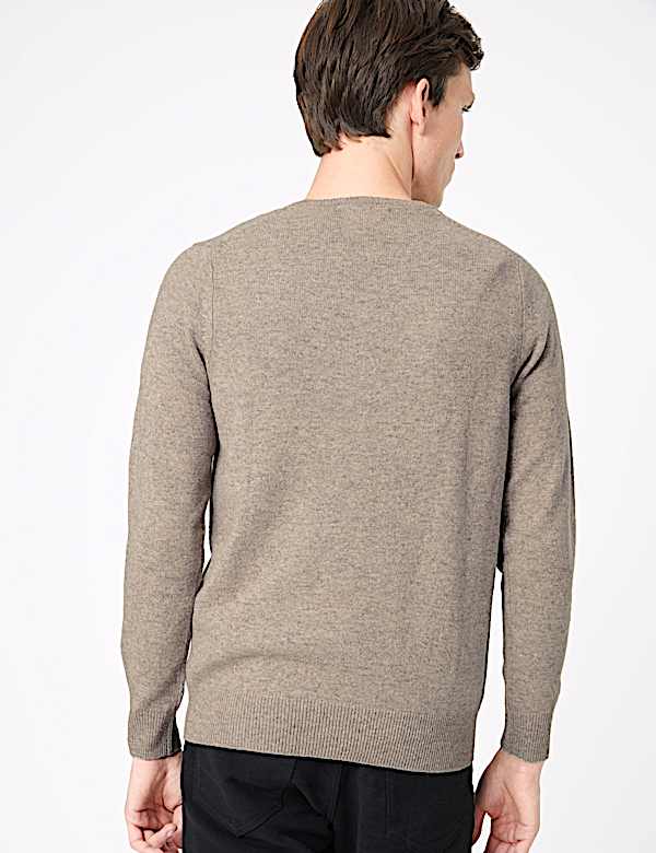 Pure Extra Fine Lambswool V-Neck Jumper
