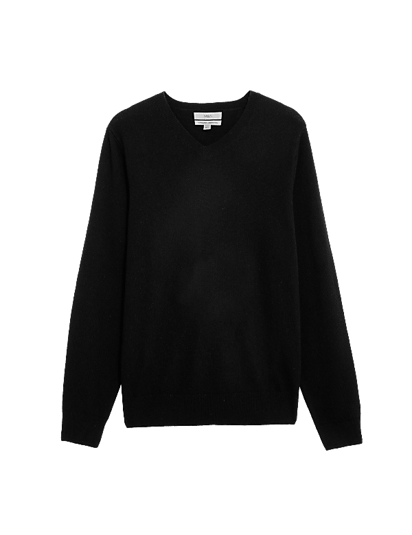 Pure Extra Fine Lambswool V-Neck Jumper