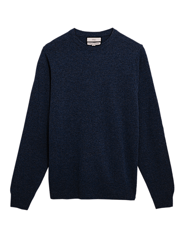Pure Extra Fine Lambswool Crew Neck Jumper