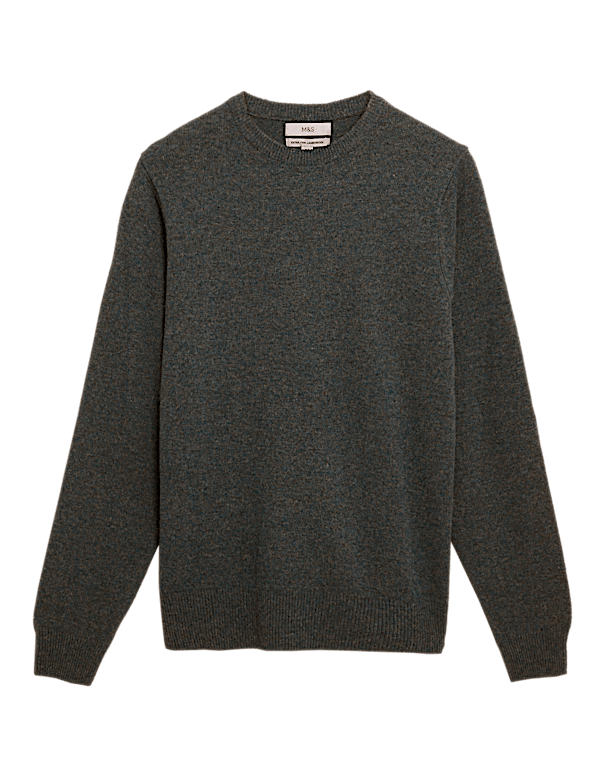 Pure Extra Fine Lambswool Crew Neck Jumper