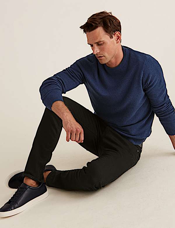 Pure Extra Fine Lambswool Crew Neck Jumper