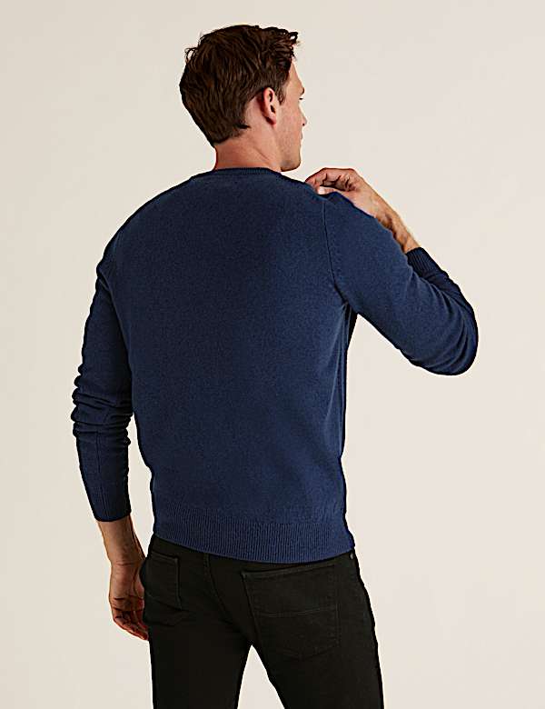 Pure Extra Fine Lambswool Crew Neck Jumper