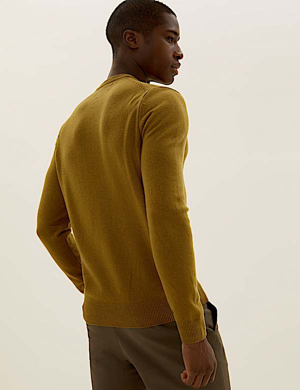Pure Extra Fine Lambswool Crew Neck Jumper