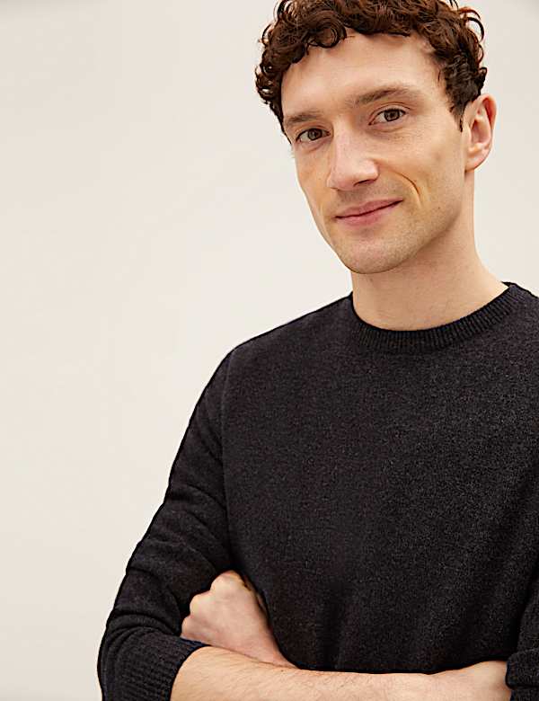 Pure Extra Fine Lambswool Crew Neck Jumper