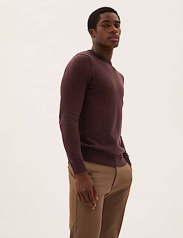 Pure Extra Fine Lambswool Crew Neck Jumper