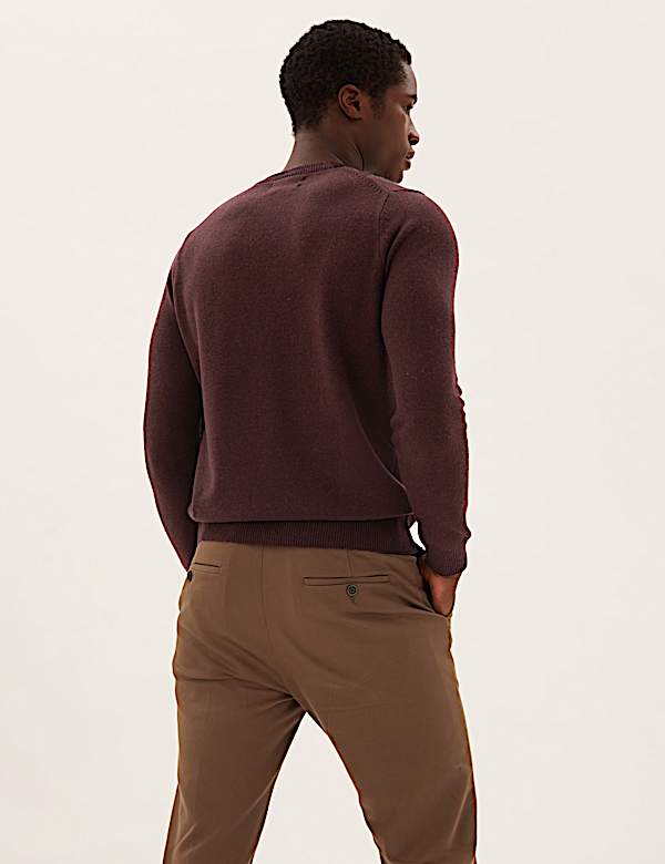 Pure Extra Fine Lambswool Crew Neck Jumper