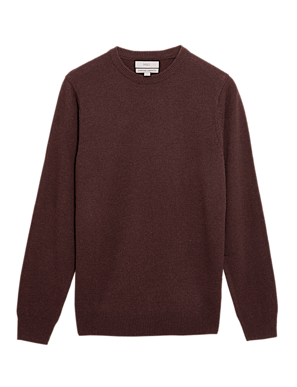 Pure Extra Fine Lambswool Crew Neck Jumper