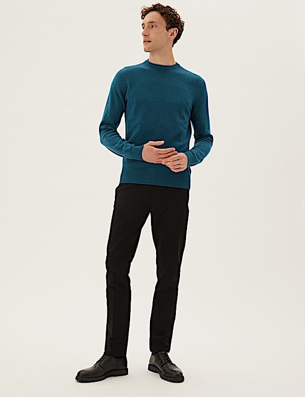Pure Extra Fine Lambswool Crew Neck Jumper