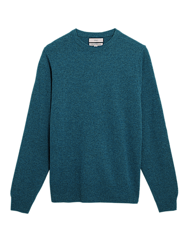 Pure Extra Fine Lambswool Crew Neck Jumper