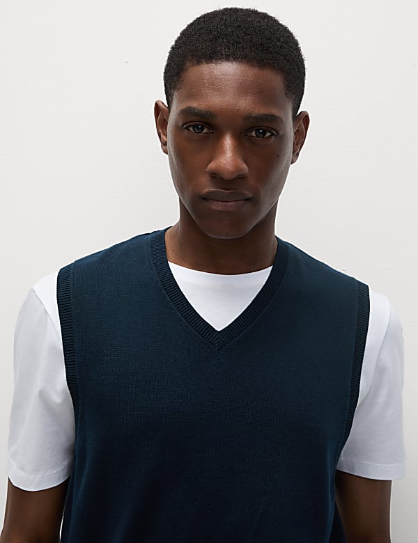Marks and spencer mens sleeveless pullovers cheap
