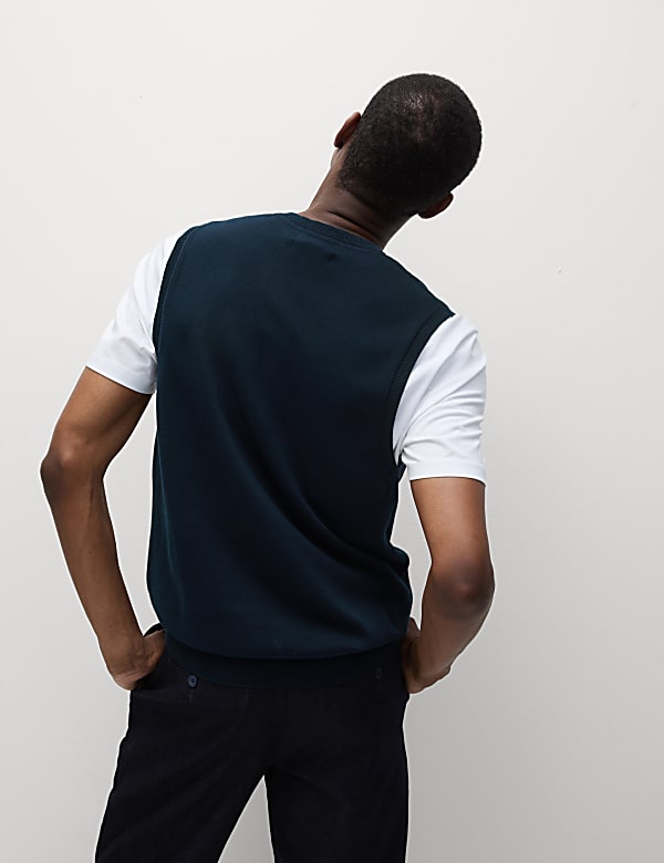 Marks and spencer mens sleeveless pullovers hot sale