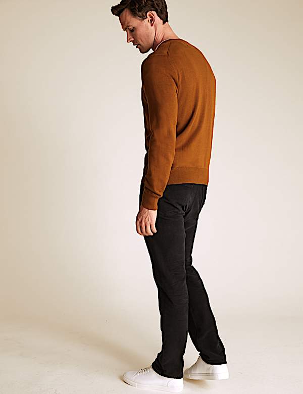 Pure Cotton Crew Neck Jumper