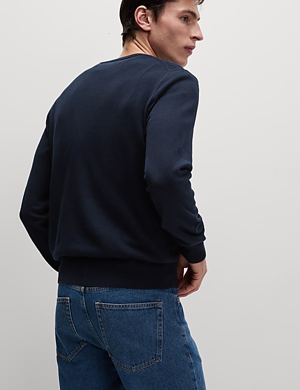 Pull ras du cou 100 % coton - BE