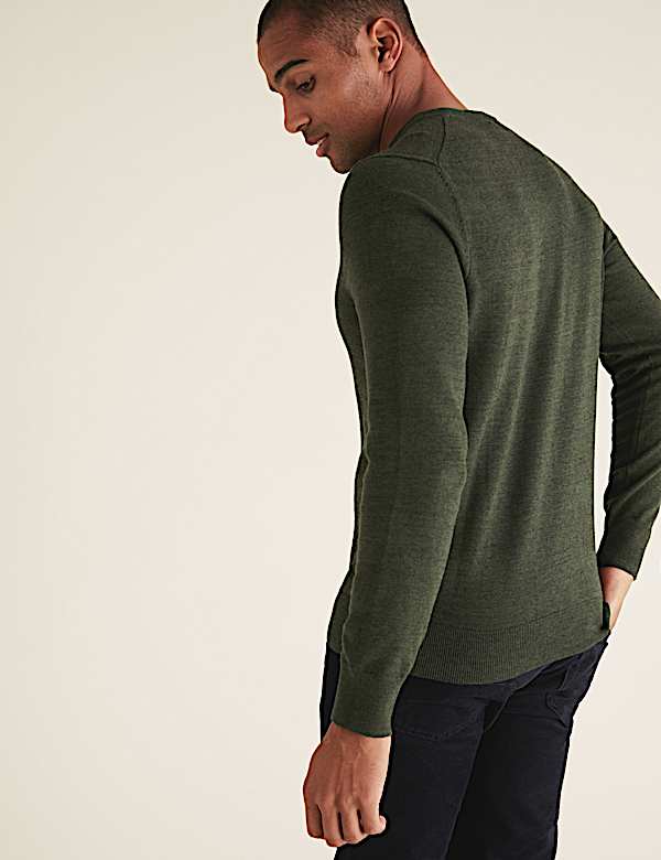 Pure Cotton Crew Neck Jumper