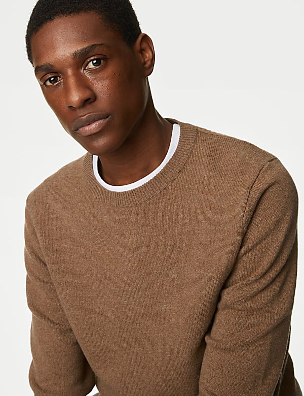 Marks and spencer mens lambswool jumpers deals